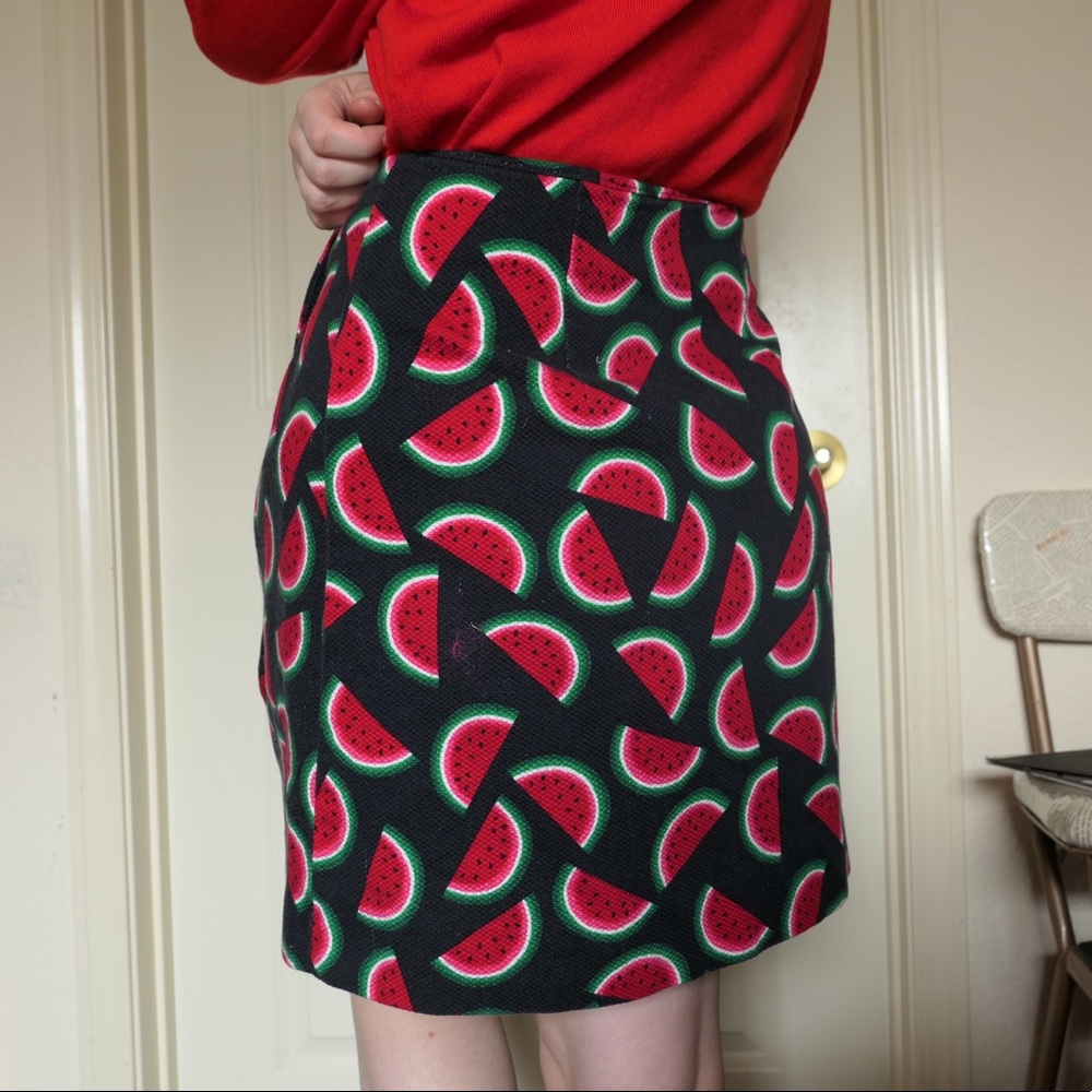 Handmade watermelon wrap skirt - Picture 2 of 4